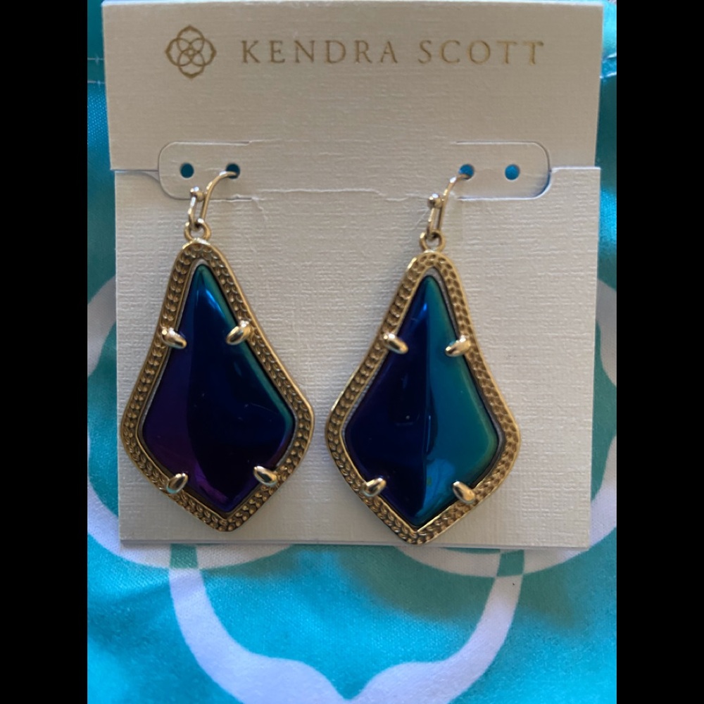 NWT Navy earrings